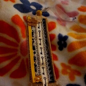 Blessed Grateful Key Pattern Bookmark